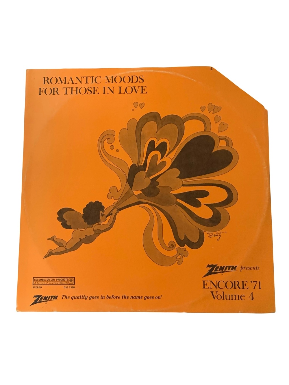 Romantic Moods for Those in Love Encore 71 Volume 4 12 Vinyl Record Album